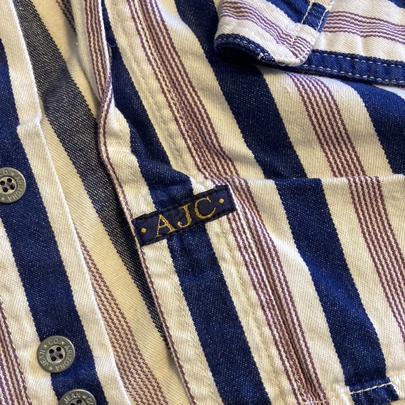 Arizona Jean Company Vintage Long Sleeve Button Up Shirt 100% Cotton Size M - Picture 5 of 6